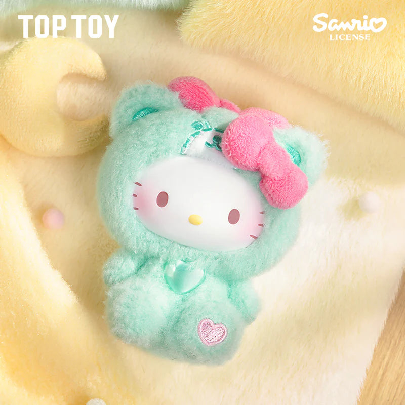 Hello Kitty Teddy Pajamas Series Plush Blind Box