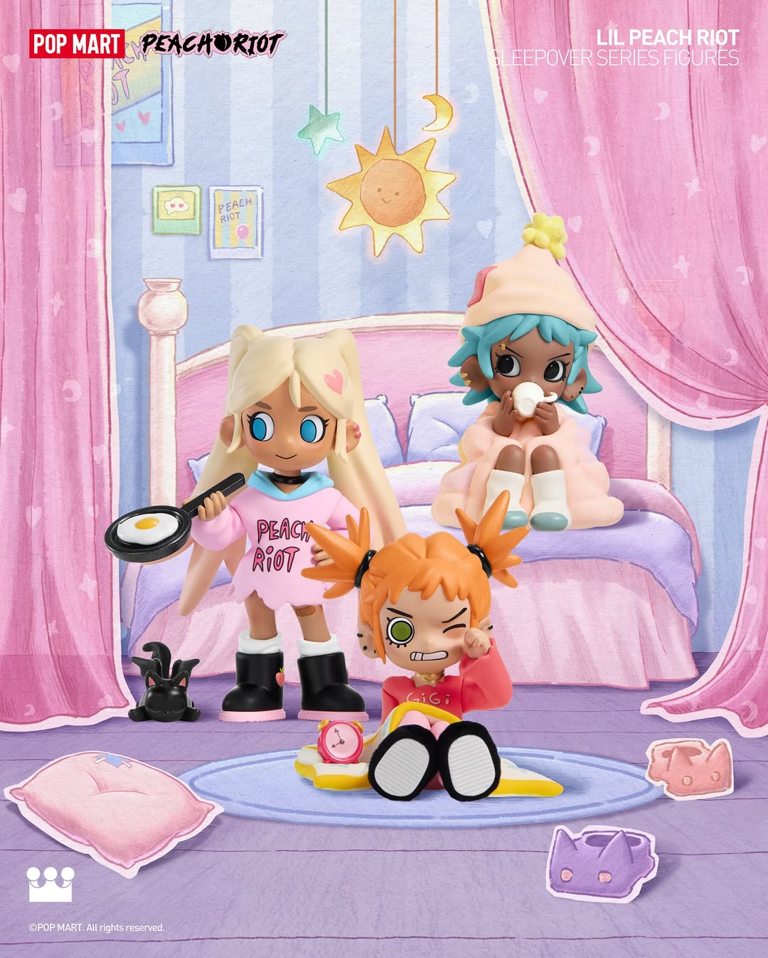 Lil Peach Riot: Sleepover Series Figures