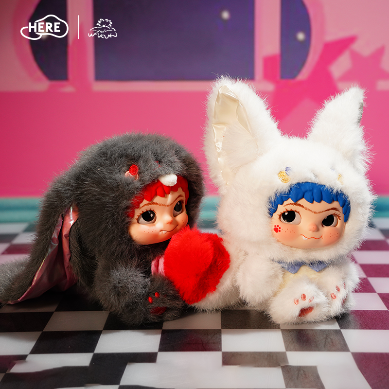 WAKUKU Fox & Bunny Trick or Treat Vinyl Plush Pendant Blind Box Series