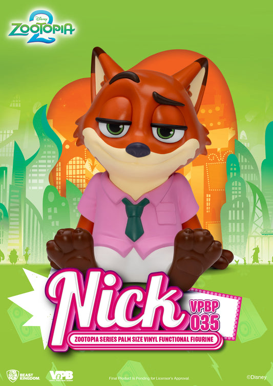 VPBP-035 Zootopia Series Palm Size Vinyl Functional Figurine：Nick