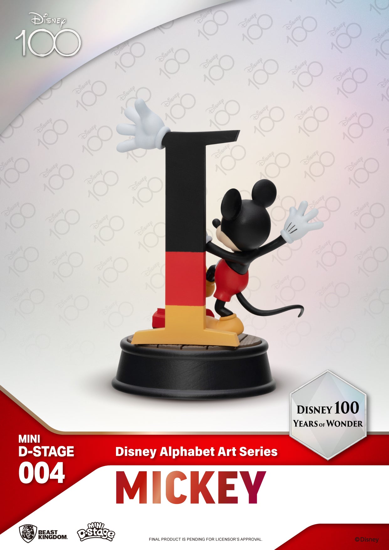 MDS-004- Disney Alphabet Art Series Blind box set (6 pcs)