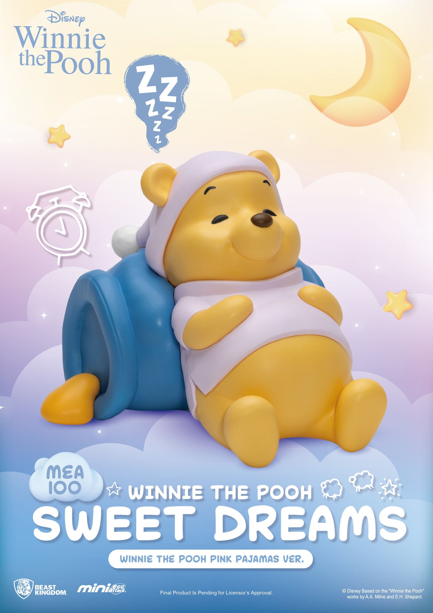 MEA-100 Winnie the Pooh sweet dreams Blind box set (6 Pcs)