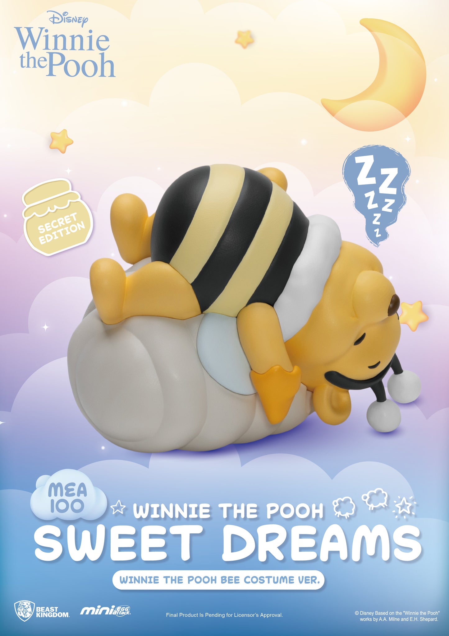 MEA-100 Winnie the Pooh sweet dreams Blind box set (6 Pcs)