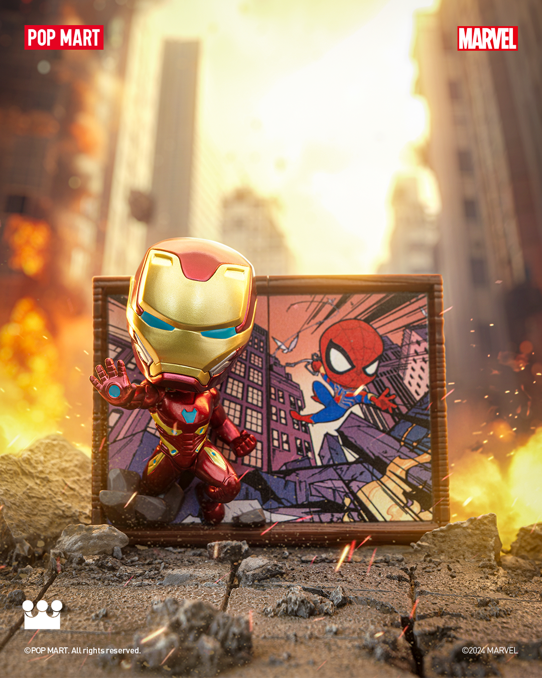 POP MART Marvel Photo Frame Series Figures