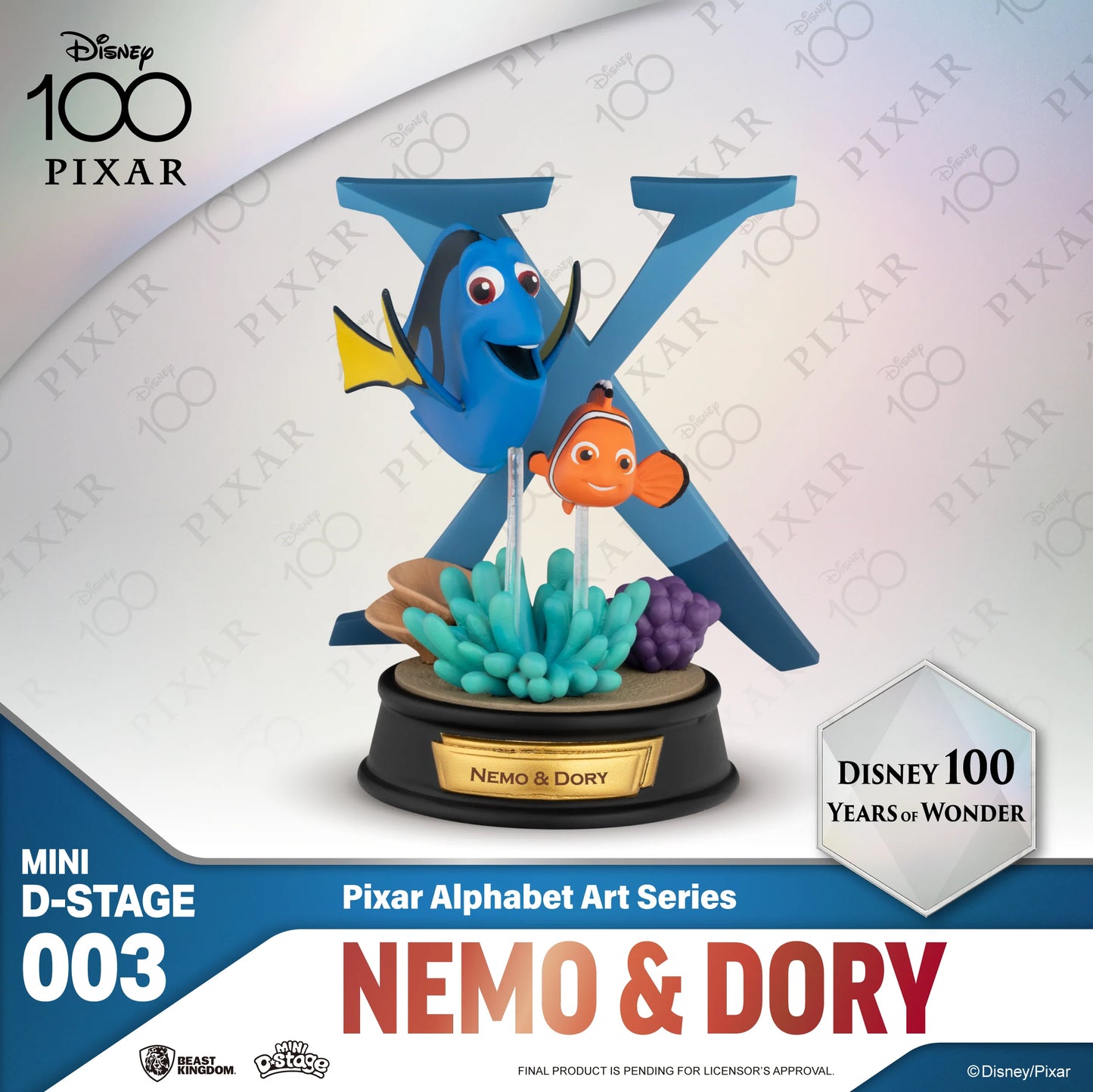 MDS-003- Pixar Alphabet Art Series 6pcs Blind box set (6 pcs)