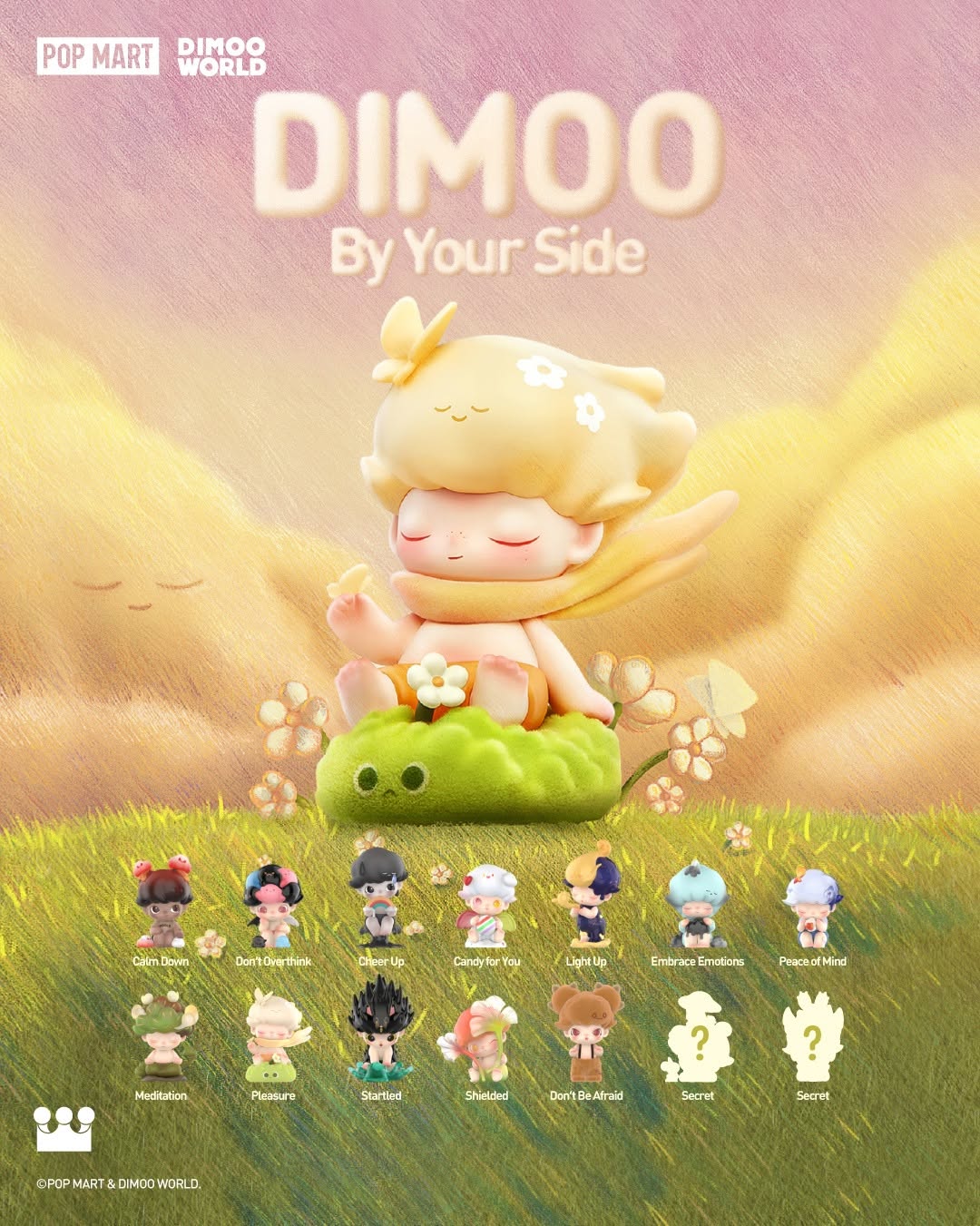 POP MART DIMOO By Your Side Series Figures