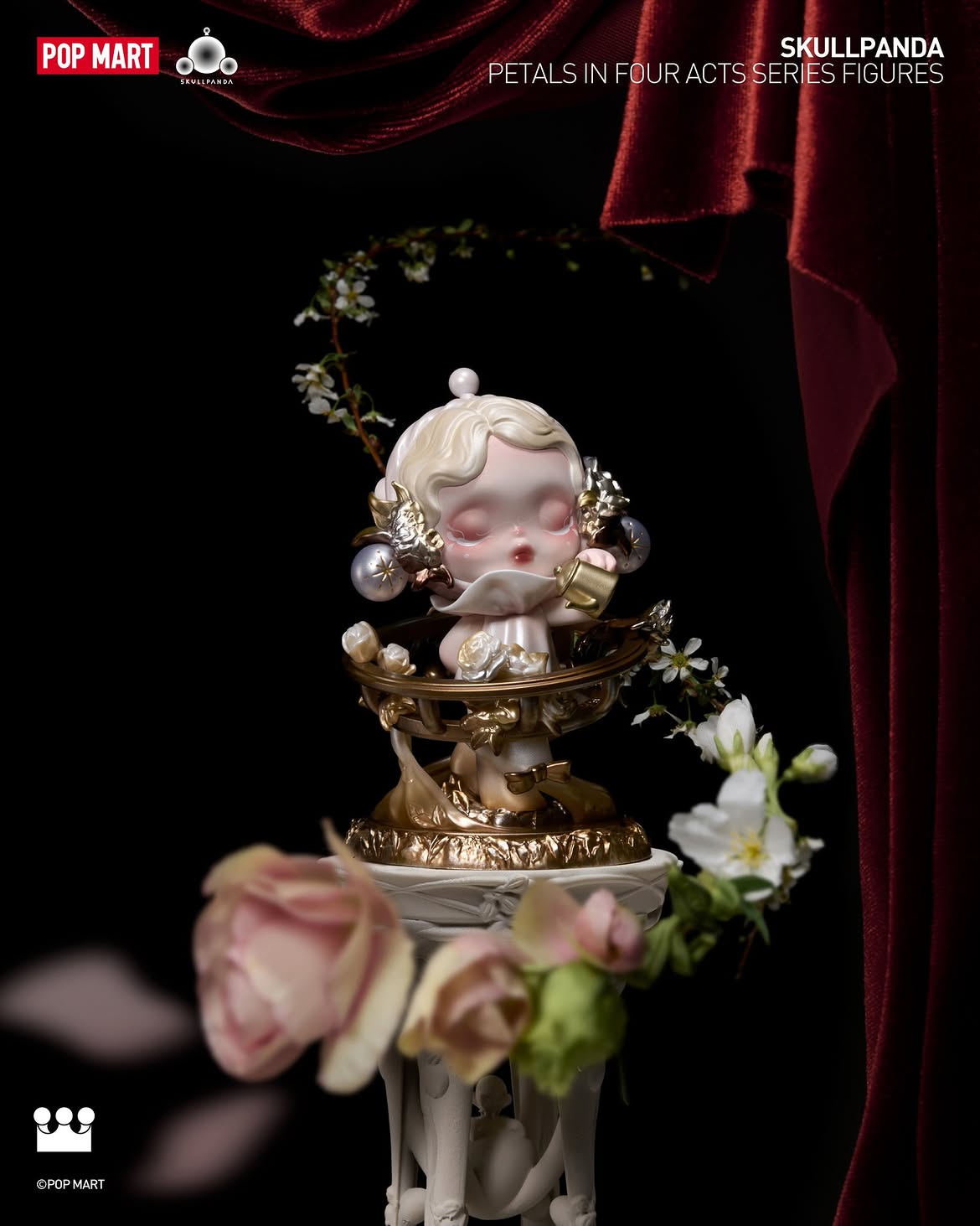 SKULLPANDA Petals In Four Acts Series Figures