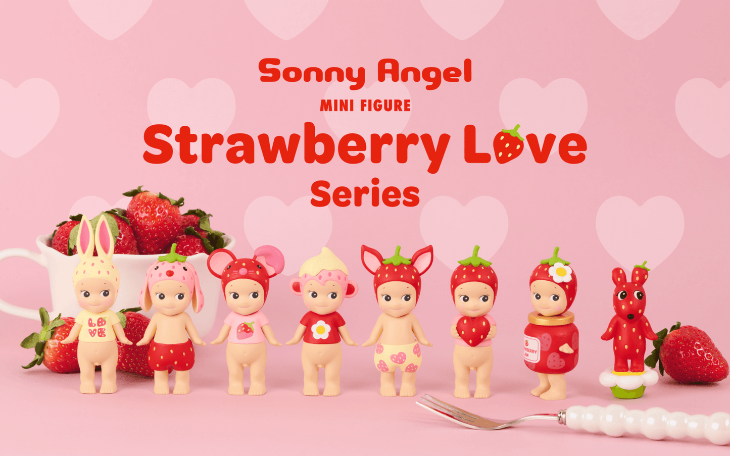 Sonny Angel Strawberry Love Series Figures