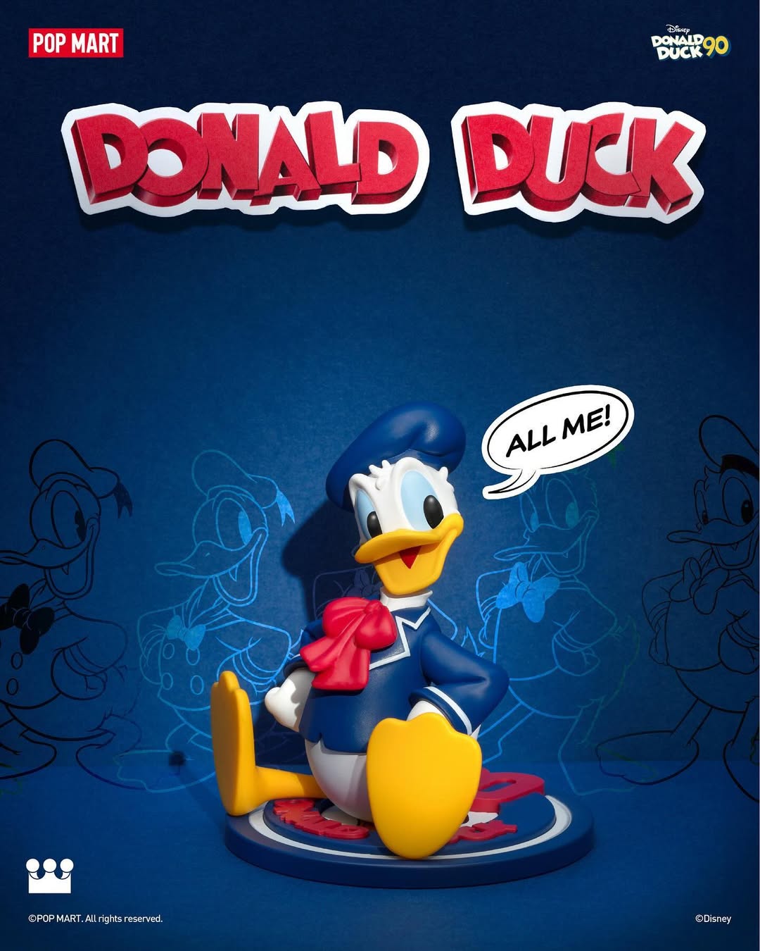 POP MART Disney Donald Duck 90th Anniversary Series Figures