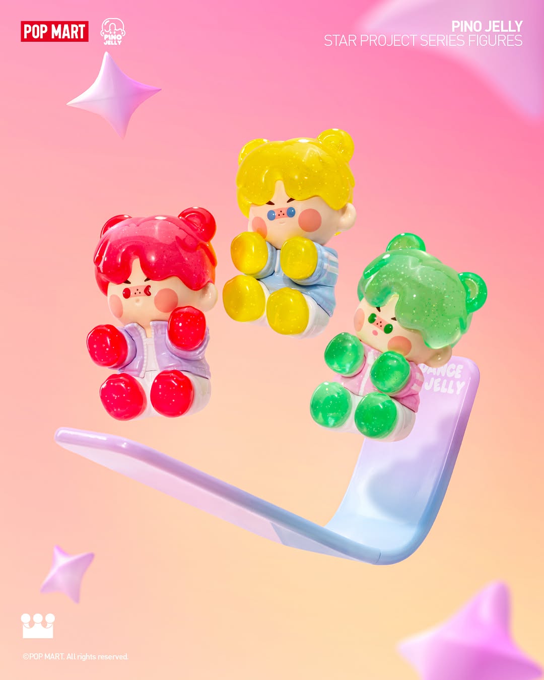 POP MART PINO JELLY Star Project Series Figures