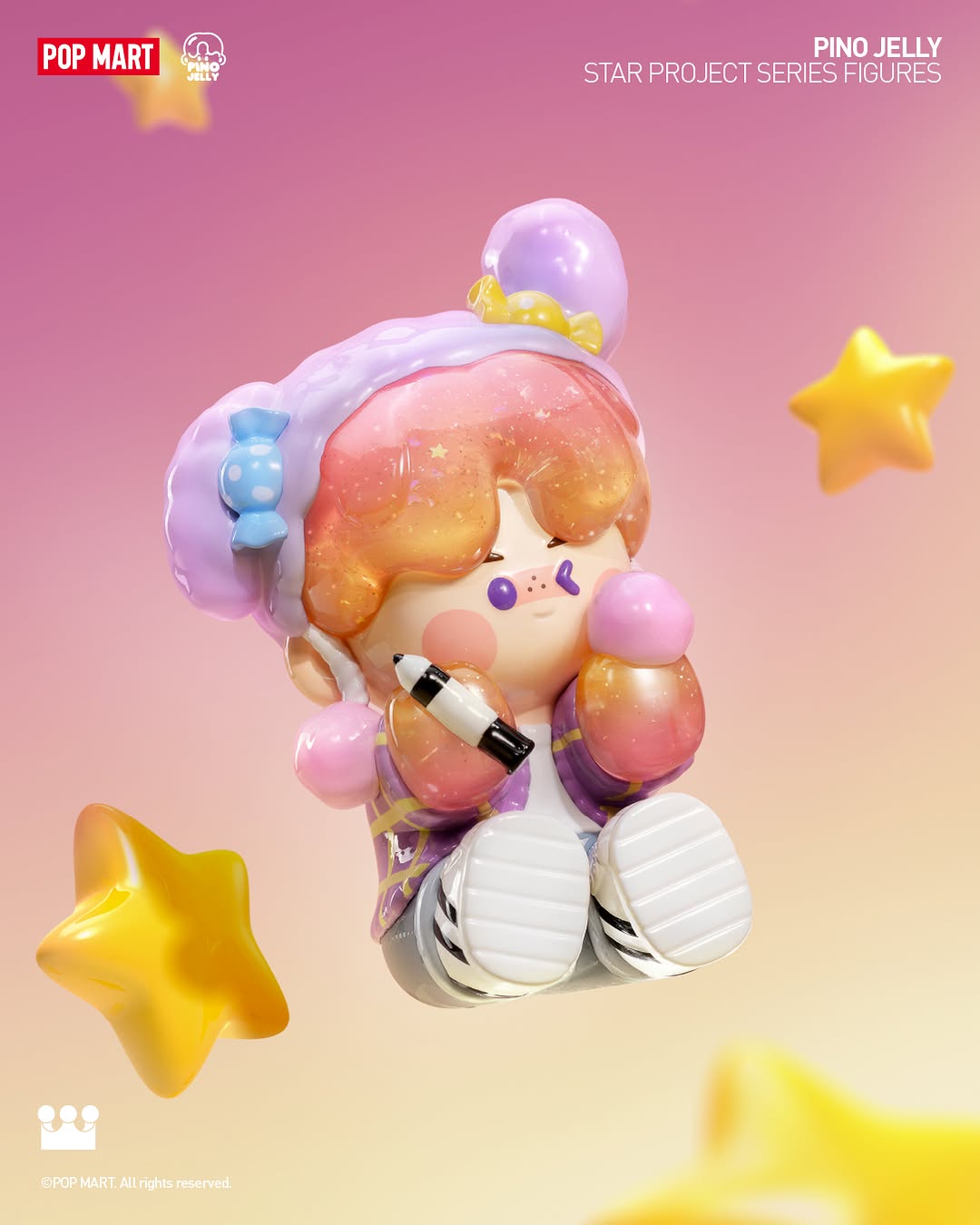 POP MART PINO JELLY Star Project Series Figures