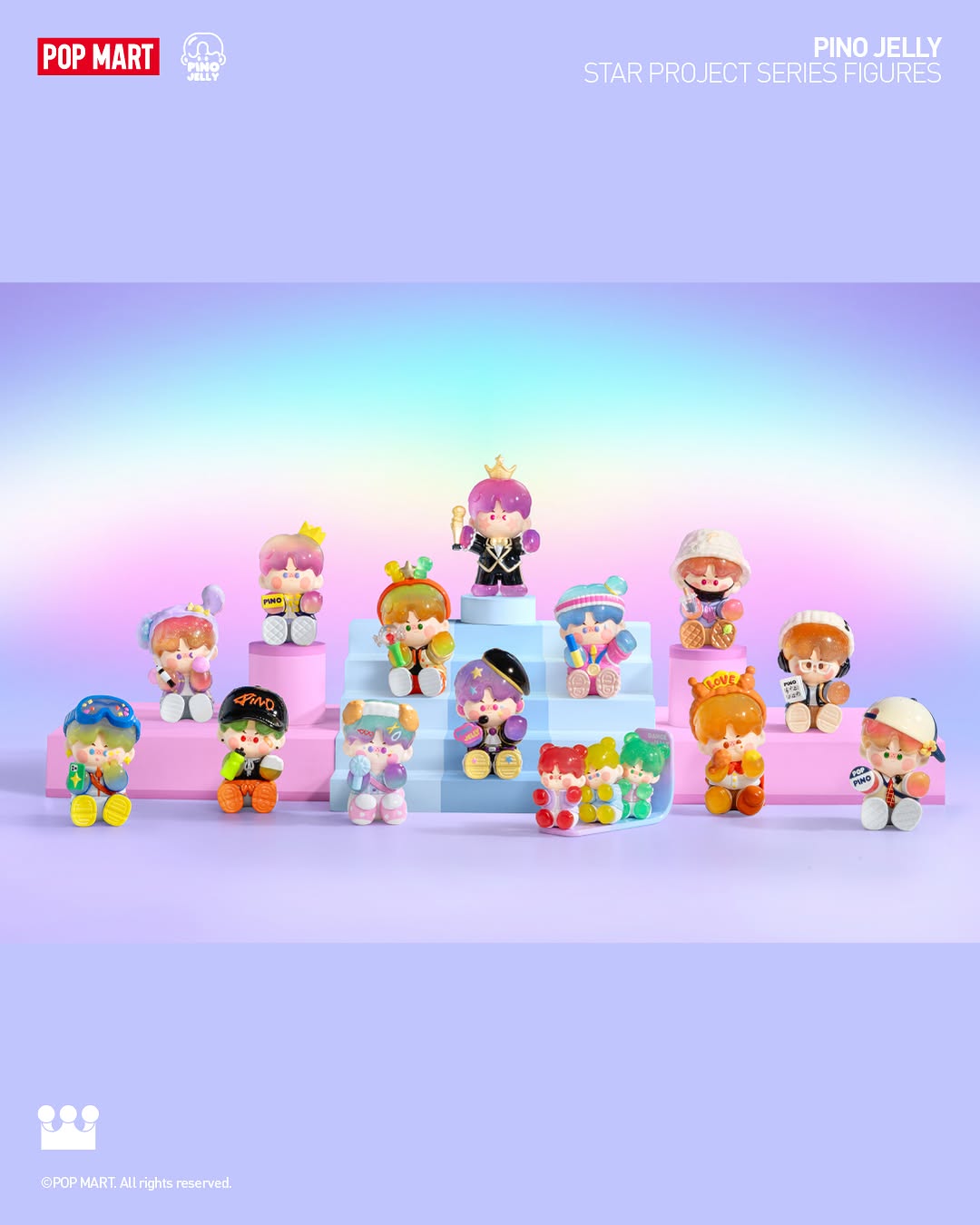 POP MART PINO JELLY Star Project Series Figures