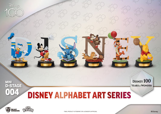 MDS-004- Disney Alphabet Art Series Blind box set (6 pcs)