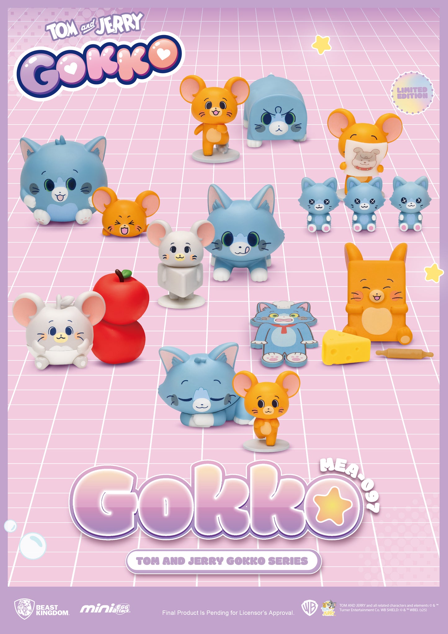 MEA-097 Tom and Jerry Gokko series Blind box set (6 Pcs)