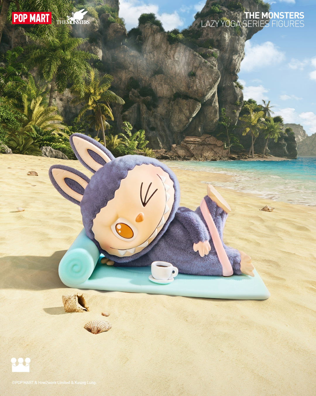 THE MONSTERS Lazy Yoga Series Blind Box Figure