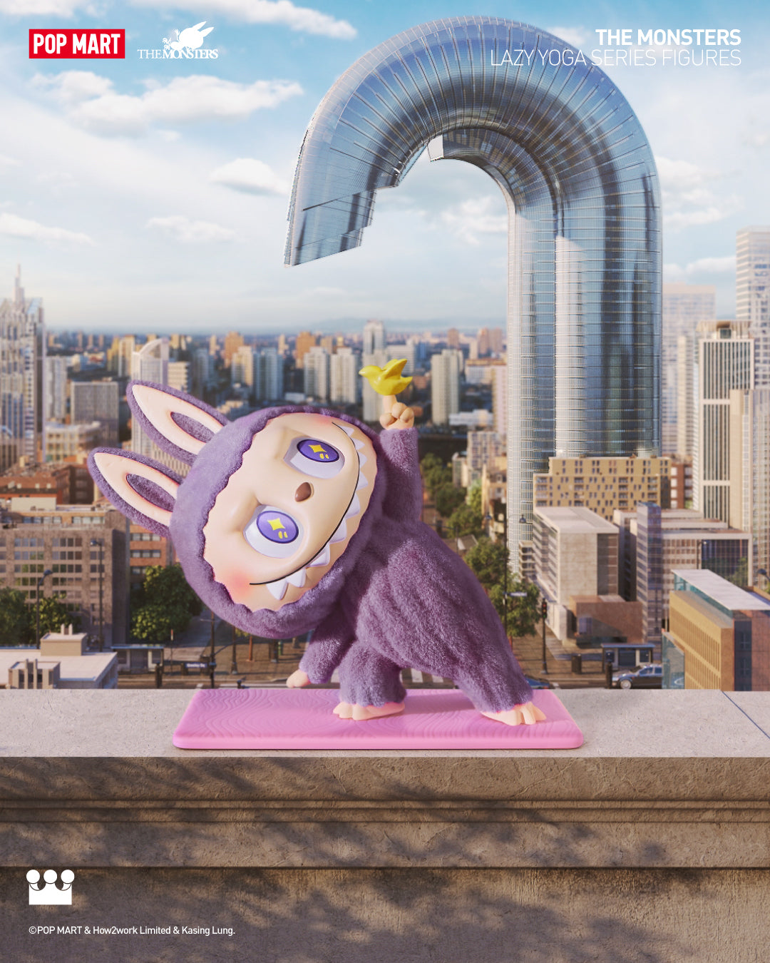 THE MONSTERS Lazy Yoga Series Blind Box Figure