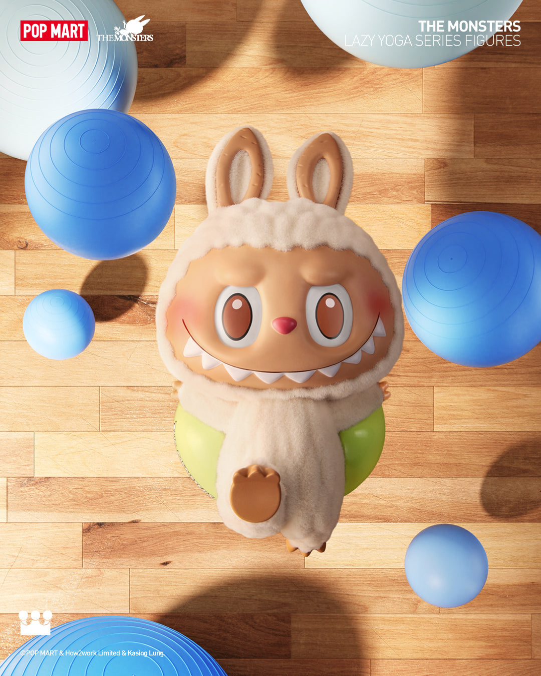 THE MONSTERS Lazy Yoga Series Blind Box Figure