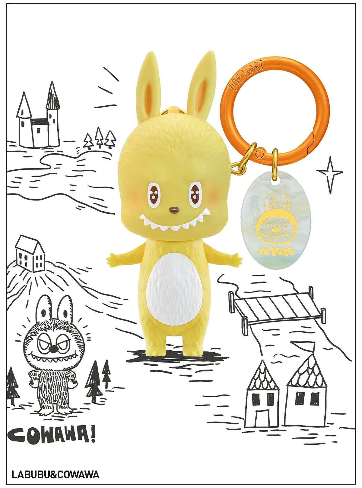 THE MONSTERS Labubu 10th Anniversary Series Figure Keychain