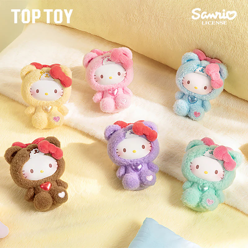 Hello Kitty Teddy Pajamas Series Plush Blind Box