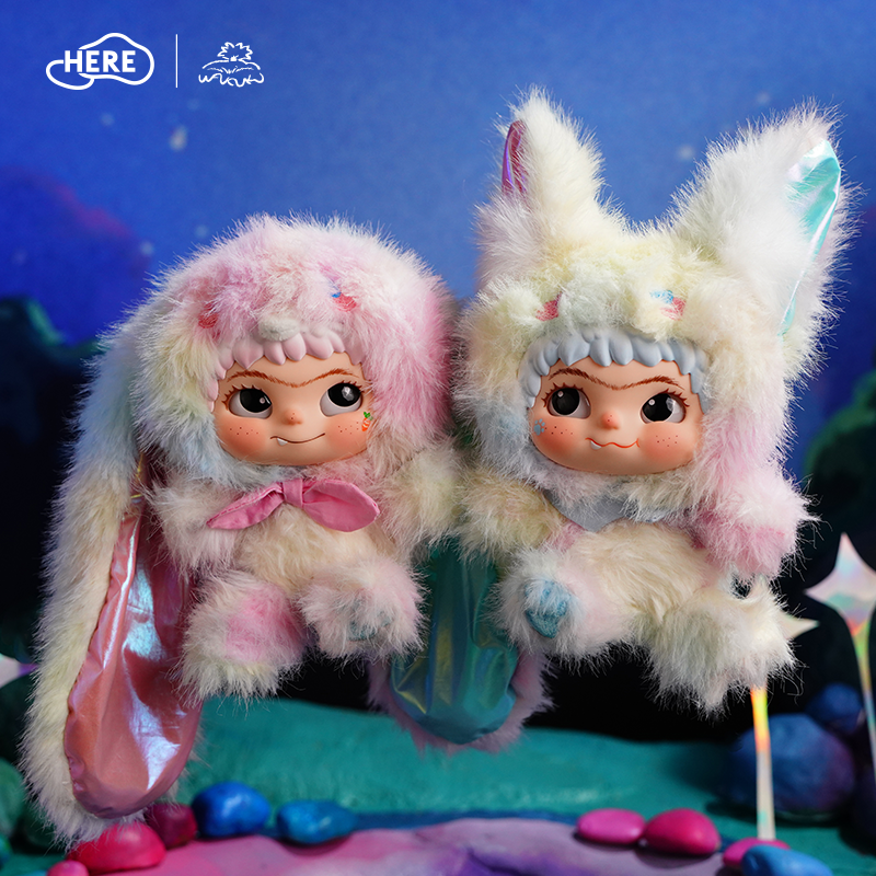 WAKUKU Fox & Bunny Trick or Treat Vinyl Plush Pendant Blind Box Series