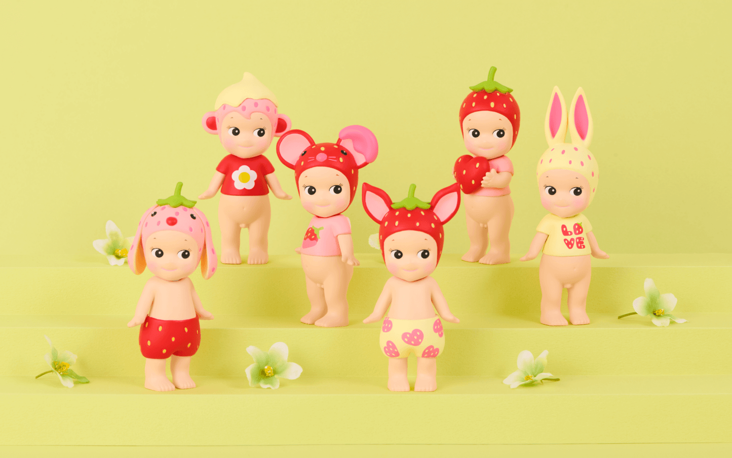 Sonny Angel Strawberry Love Series Figures