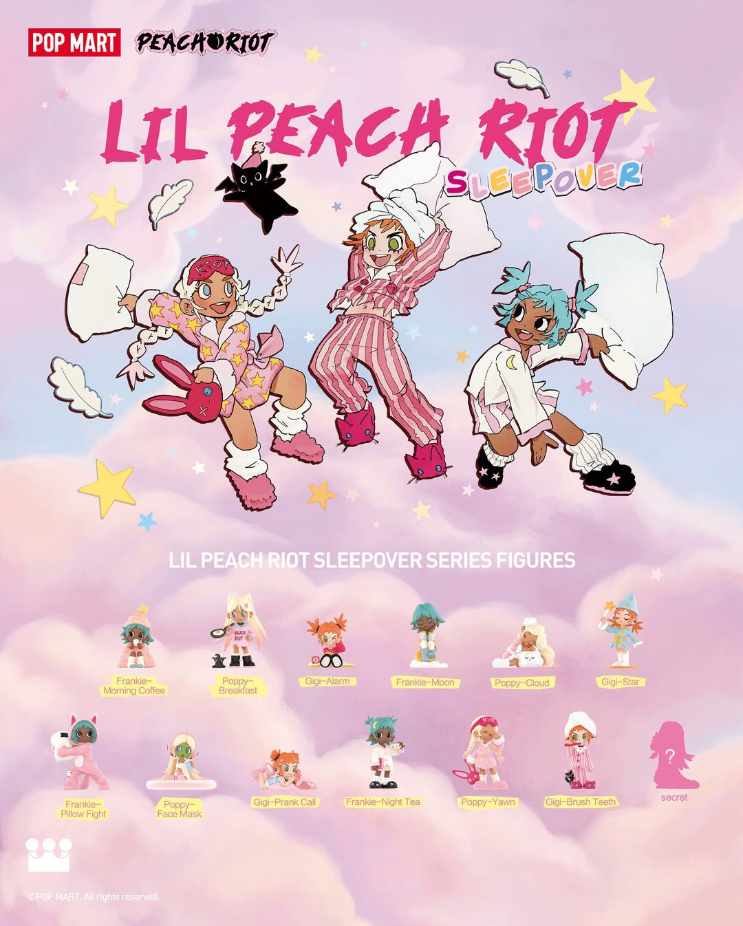 Lil Peach Riot: Sleepover Series Figures