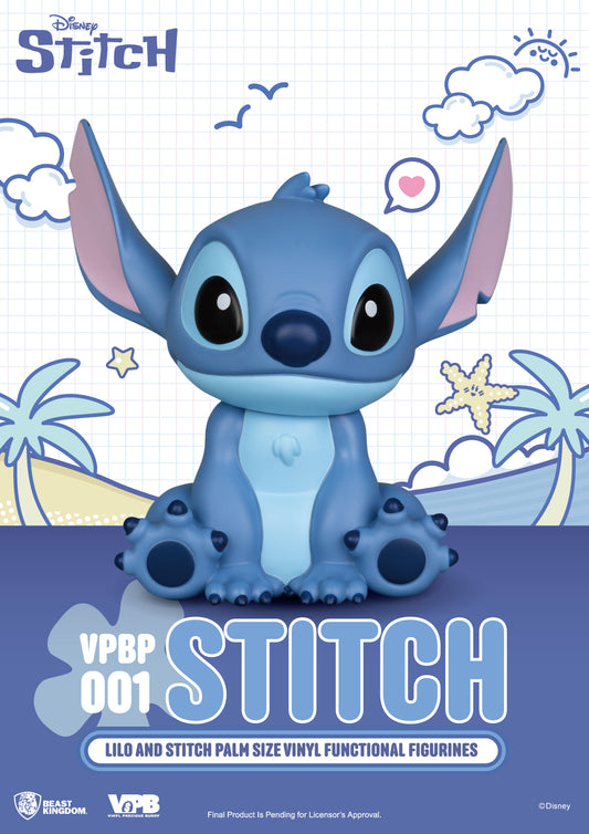 VPBP-001 Lilo and Stitch Palm Size Vinyl Functional Figurines : Stitch  ( WINDOW BOX )