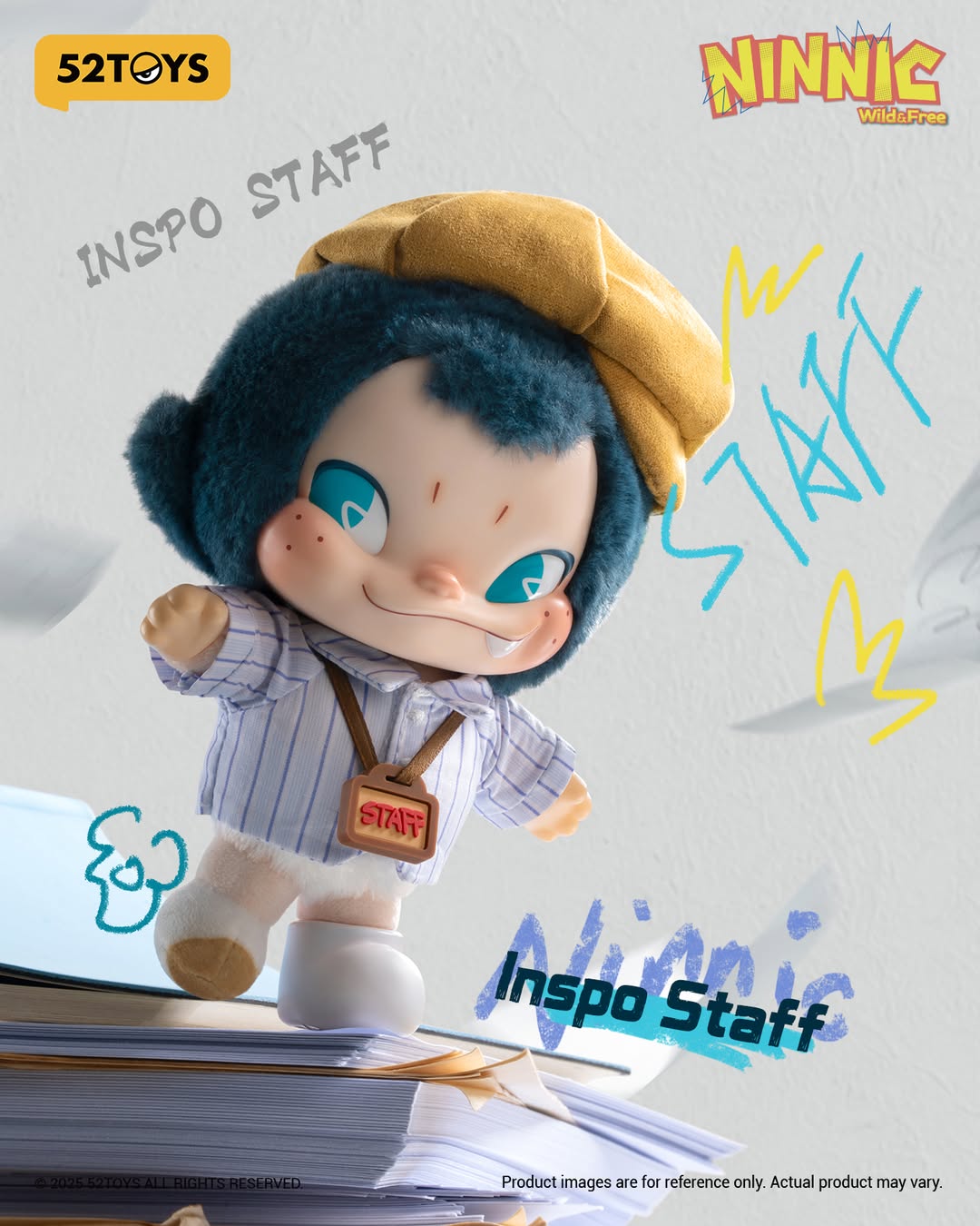 NINNIC Wild & Free Plush Keychain Blind Box