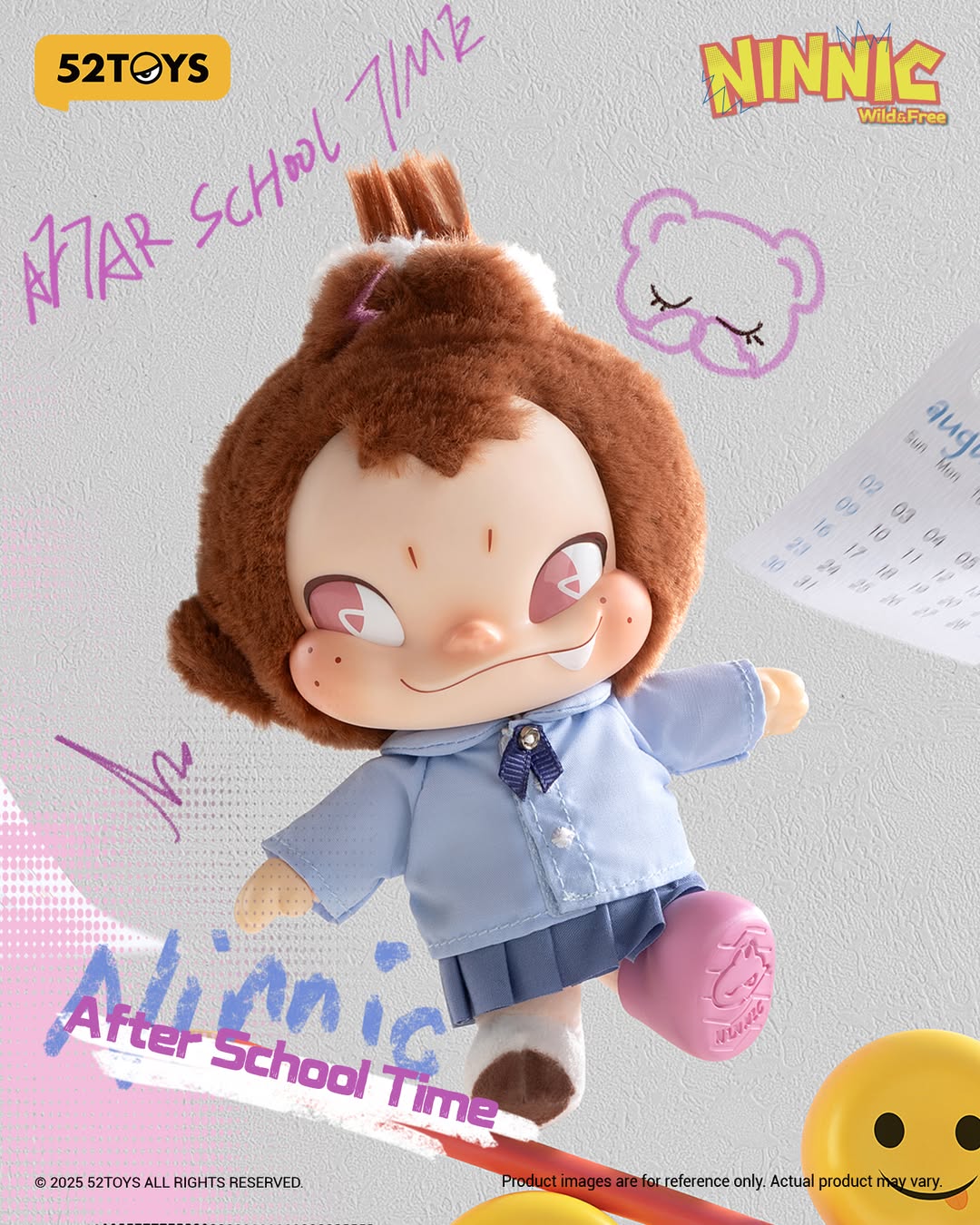 NINNIC Wild & Free Plush Keychain Blind Box