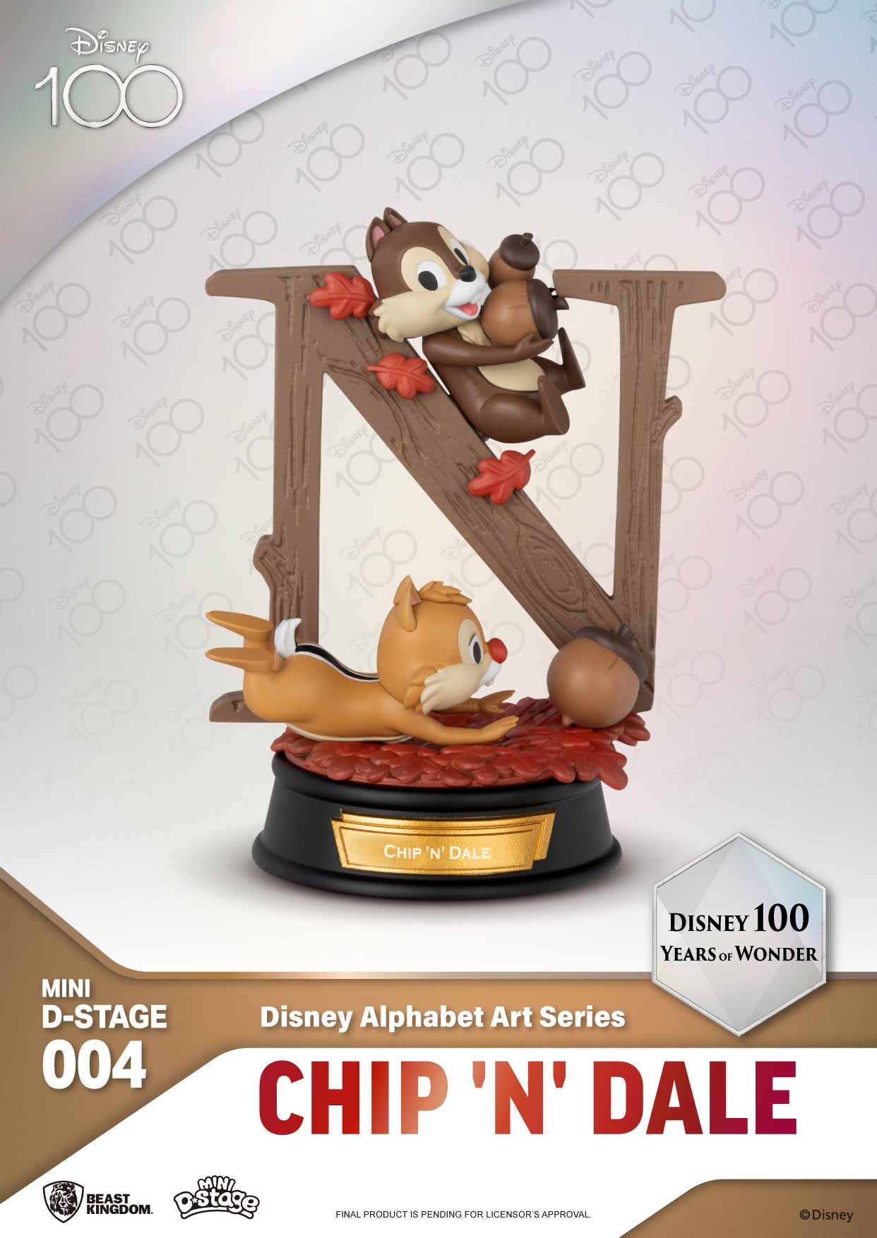MDS-004- Disney Alphabet Art Series Blind box set (6 pcs)