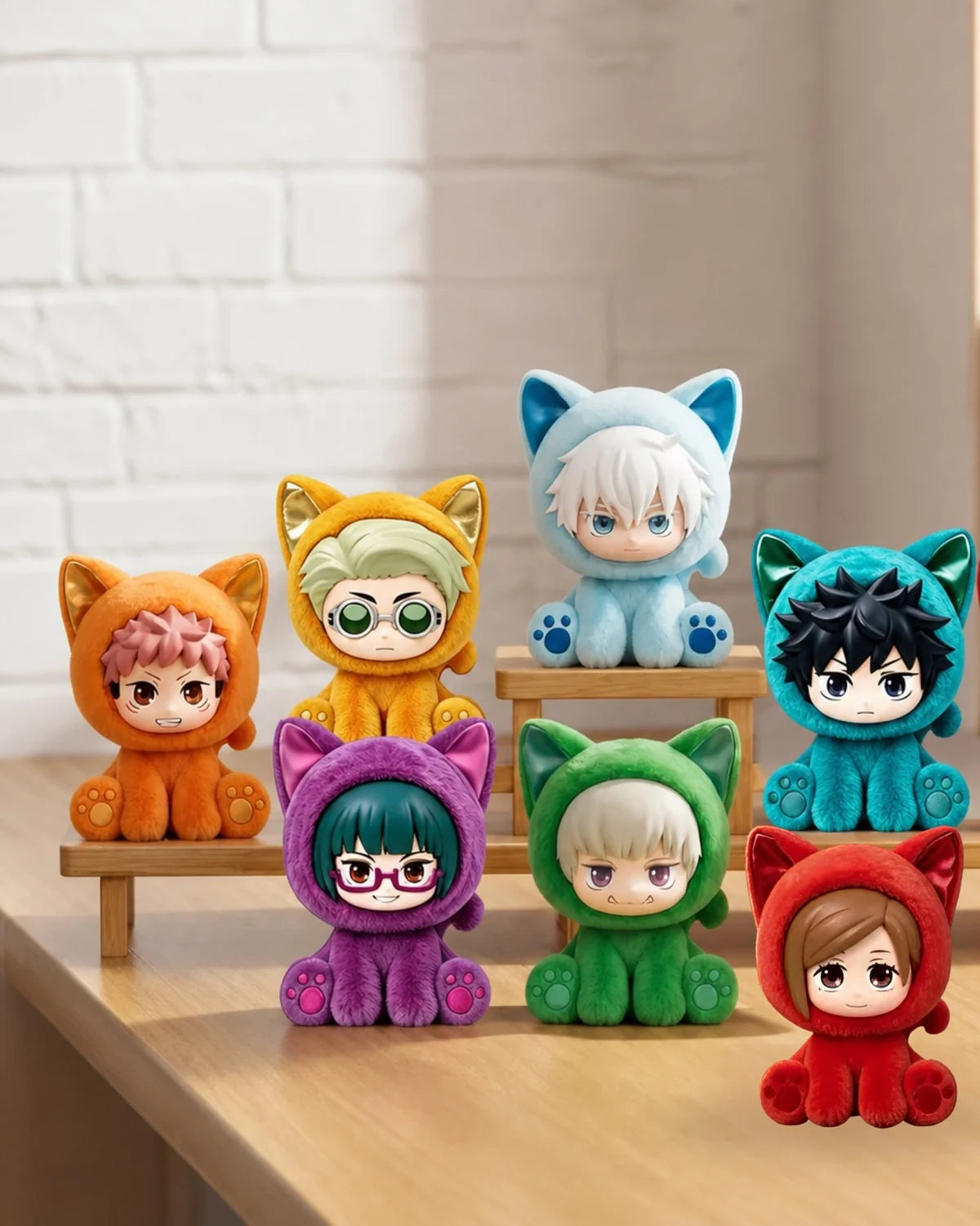 Jujutsu Kaisen Cat Ear Sitting V2 Plushie Blind Box
