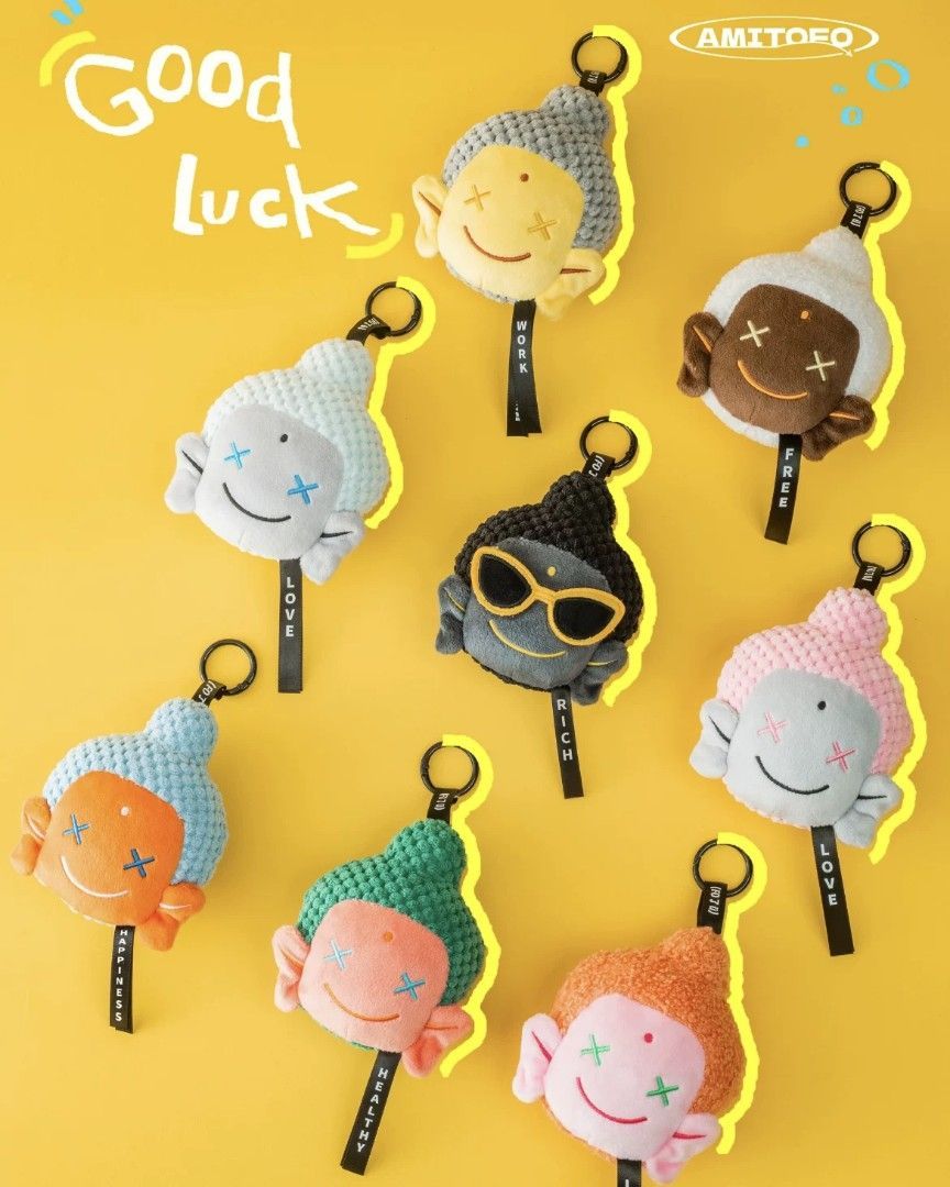 Amitofo Good Luck Plush Pendant Blind Box