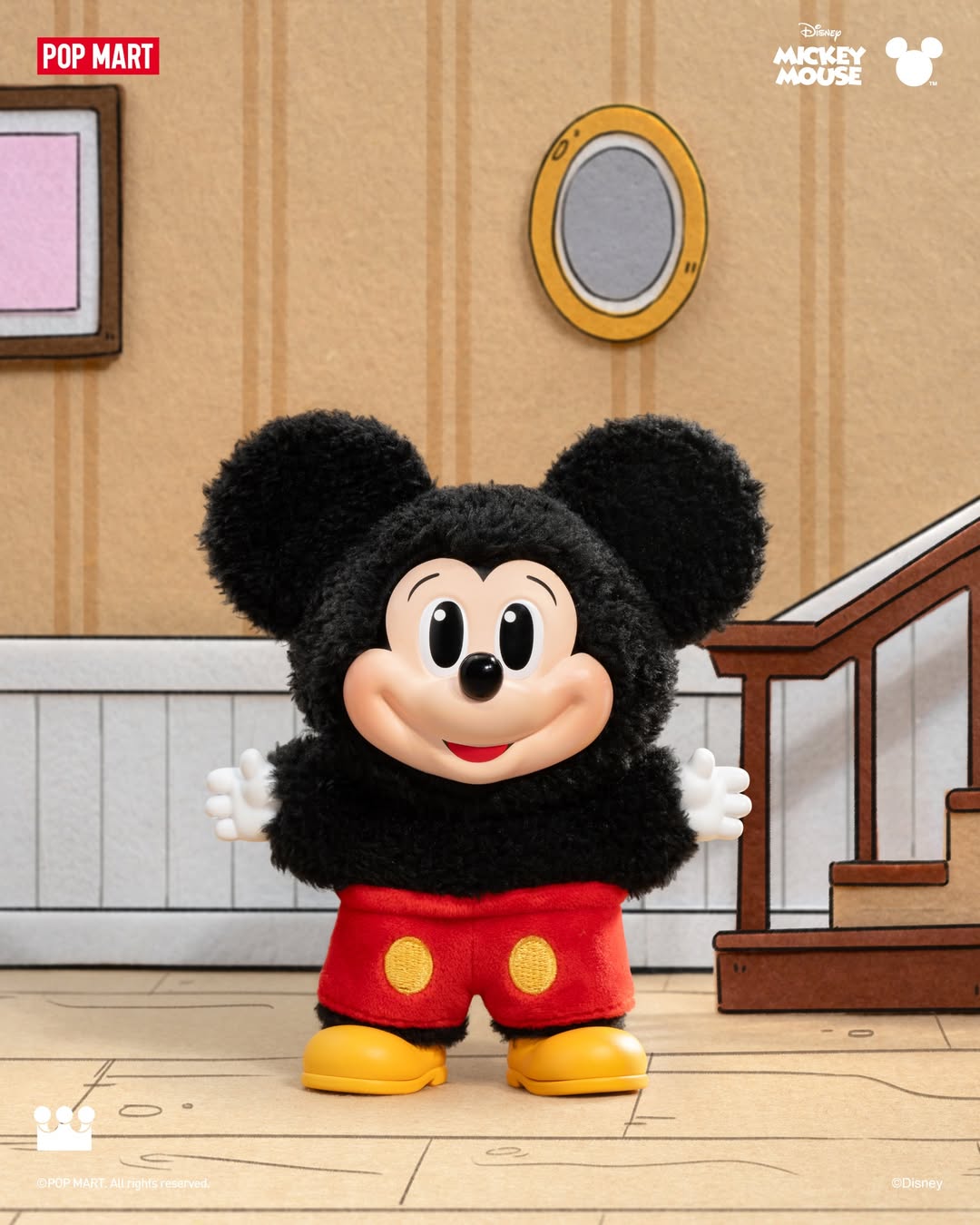 Mickey Family Cute Together Keychain Series Figure