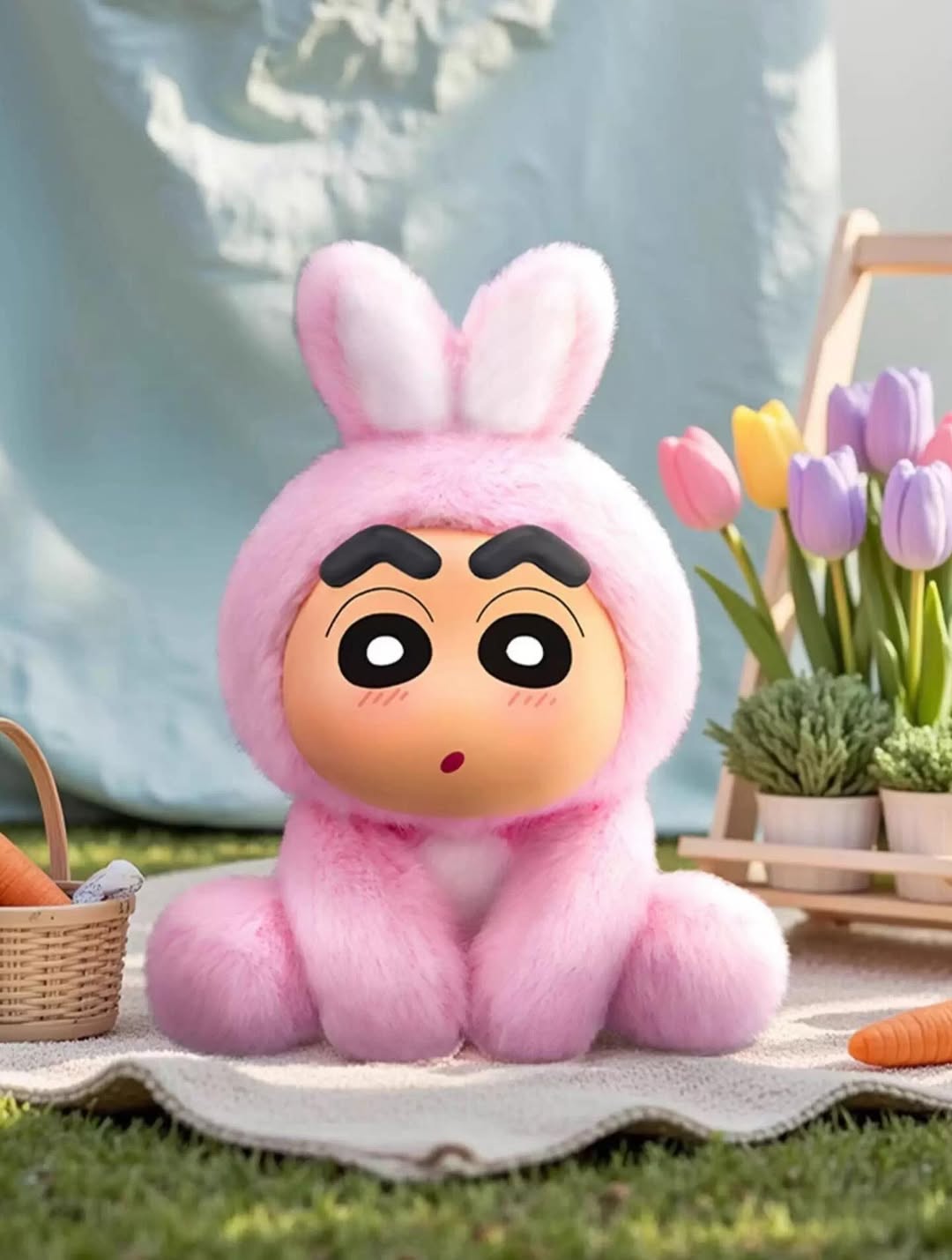 Crayon Shin-chan Sitting Party Plush Charm Blind Box Series