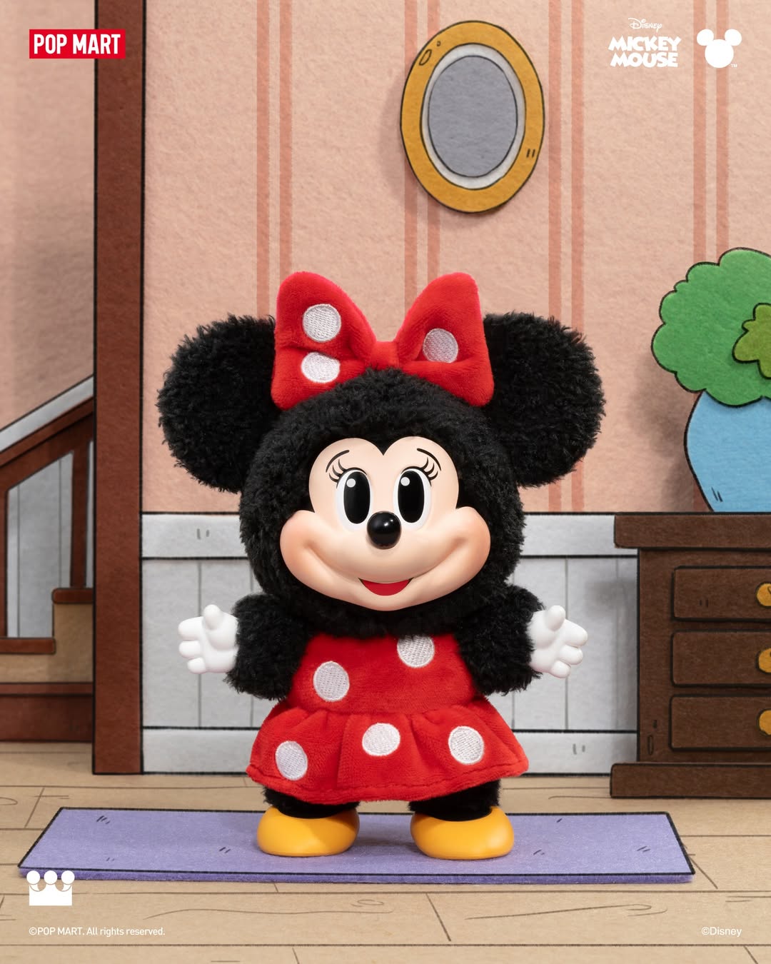 Mickey Family Cute Together Keychain Series Figure