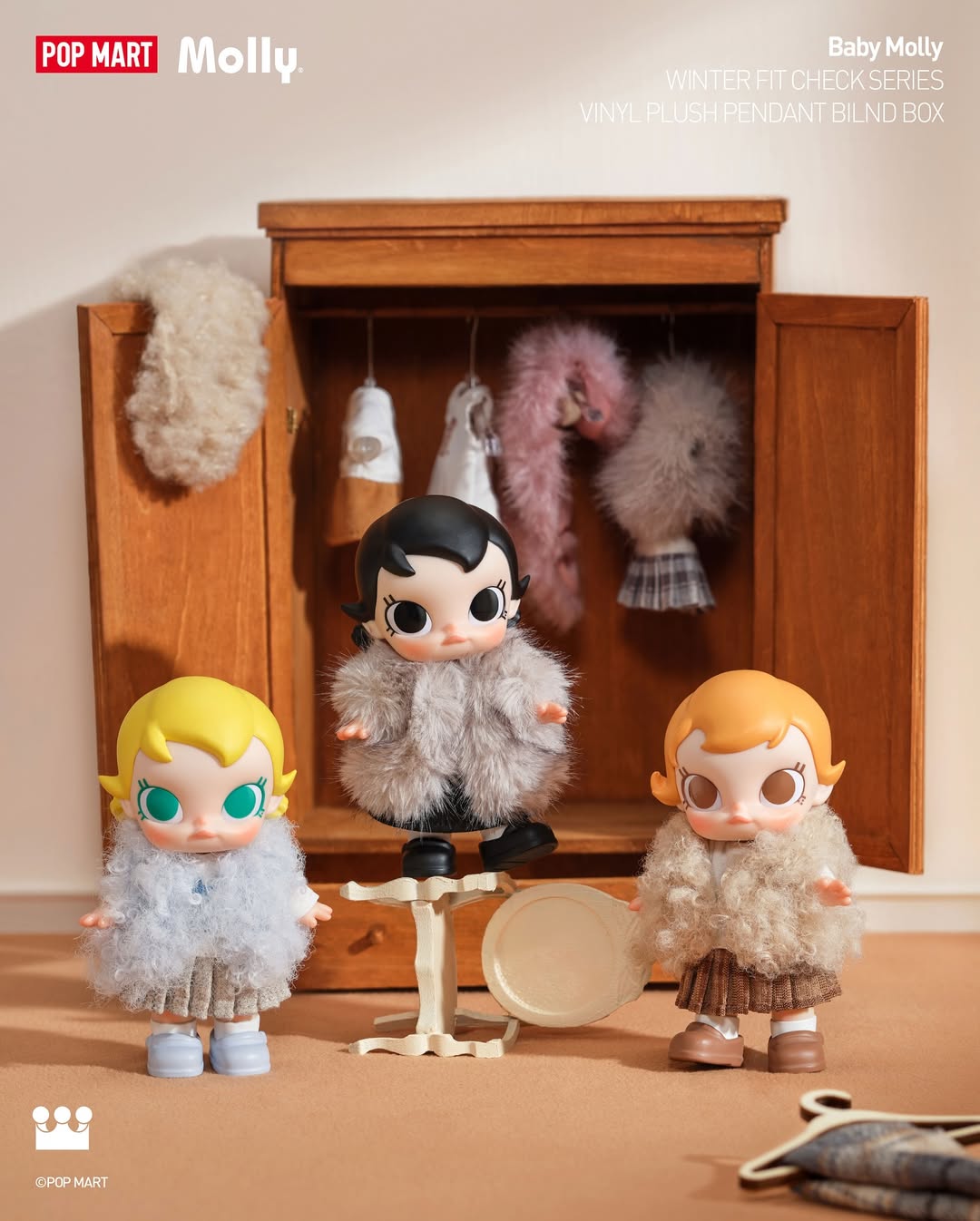 Baby Molly: Winter Fit Check Vinyl Plush Pendant Blind Box Series