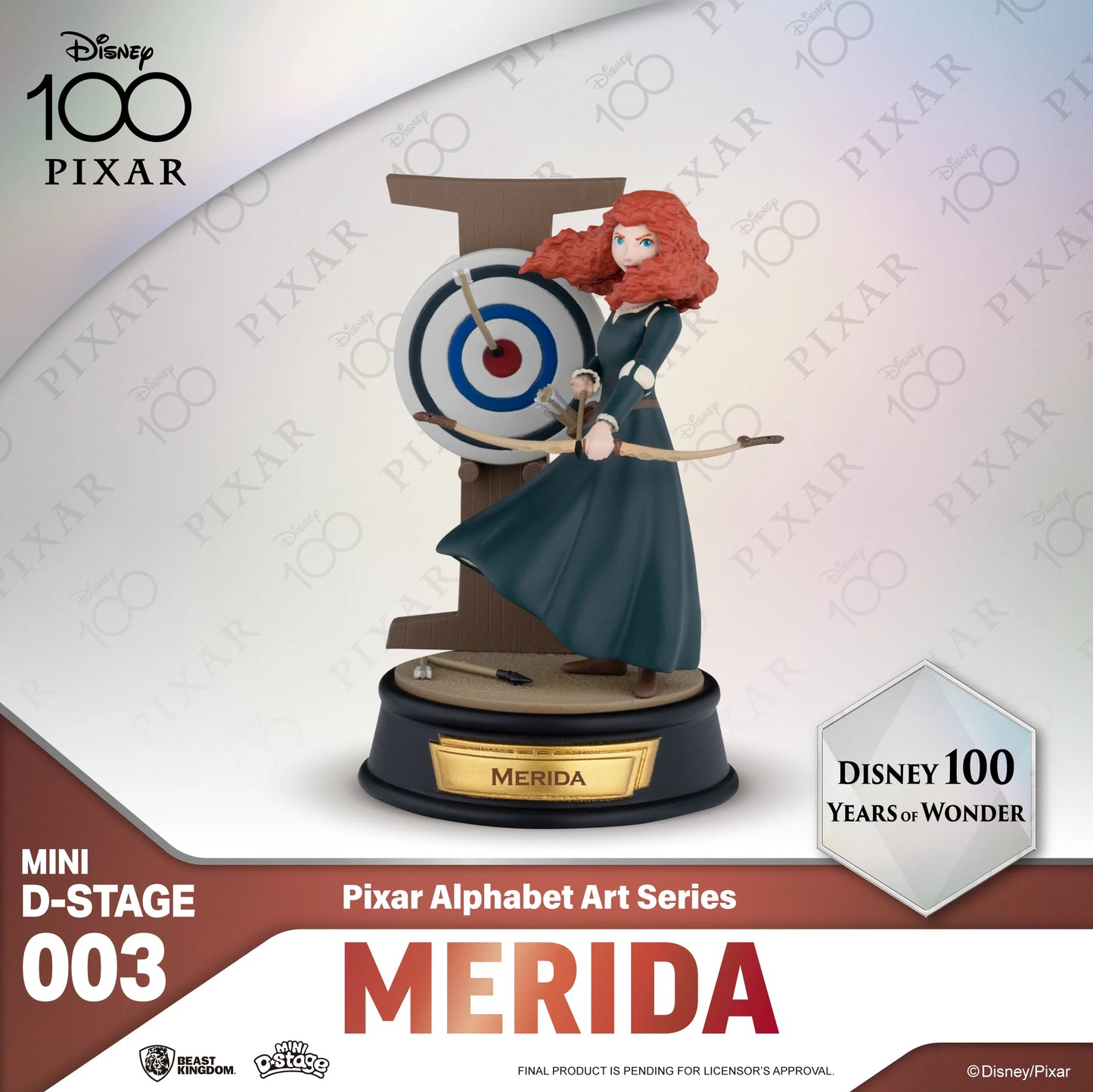 MDS-003- Pixar Alphabet Art Series 6pcs Blind box set (6 pcs)