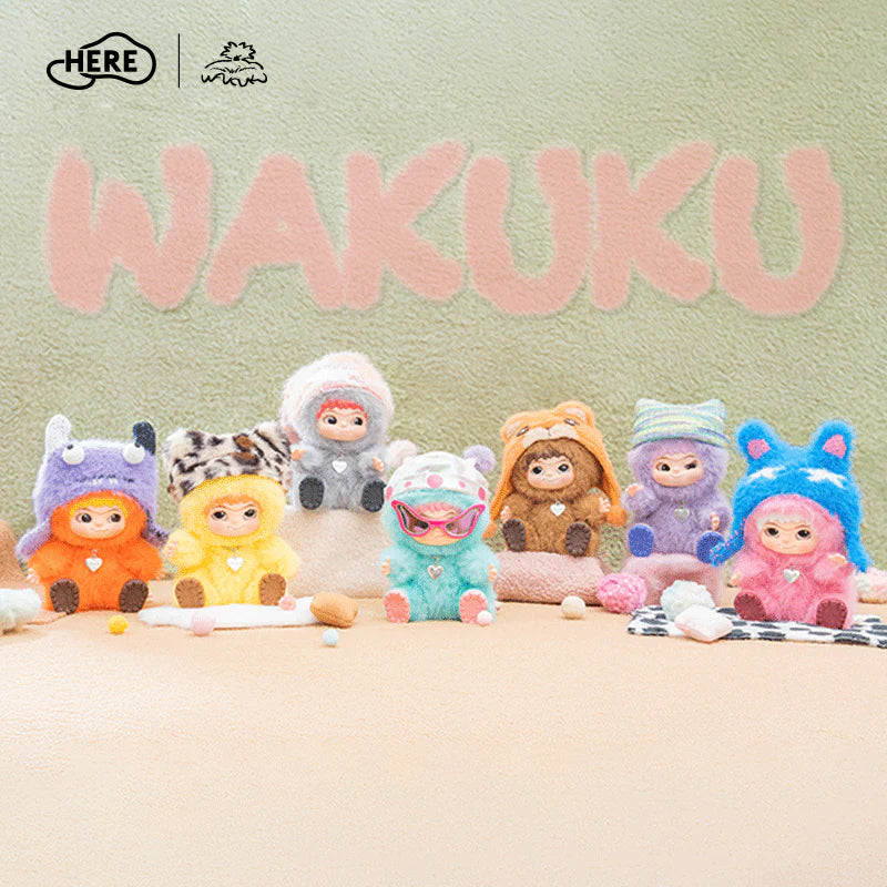 WAKUKU Fuzzy Fun Party Vinyl Plush Blind Box Series