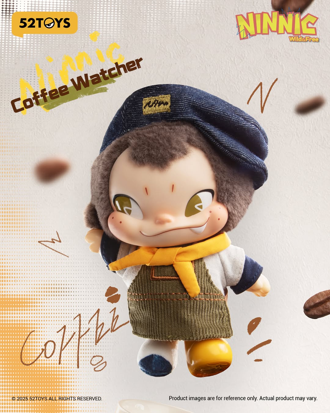 NINNIC Wild & Free Plush Keychain Blind Box