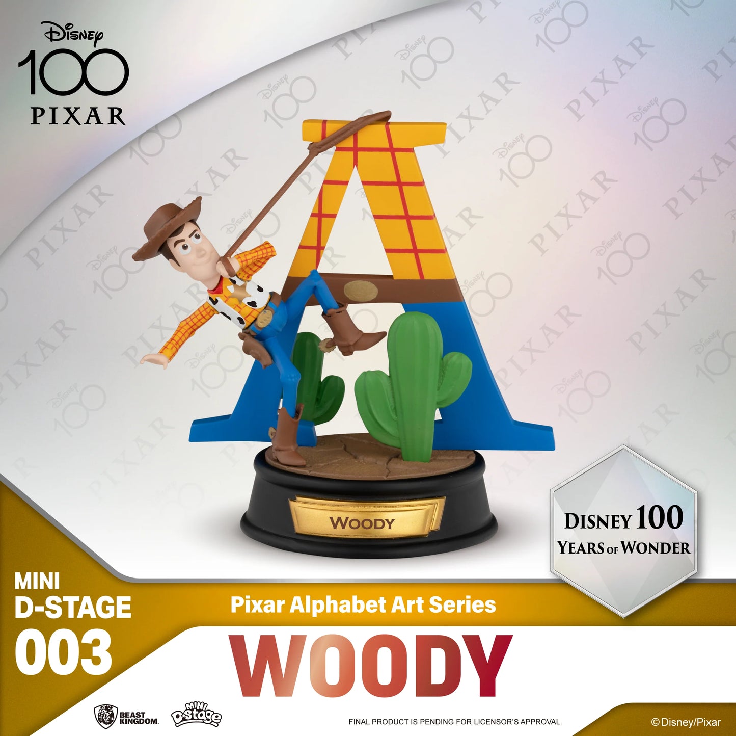 MDS-003- Pixar Alphabet Art Series 6pcs Blind box set (6 pcs)