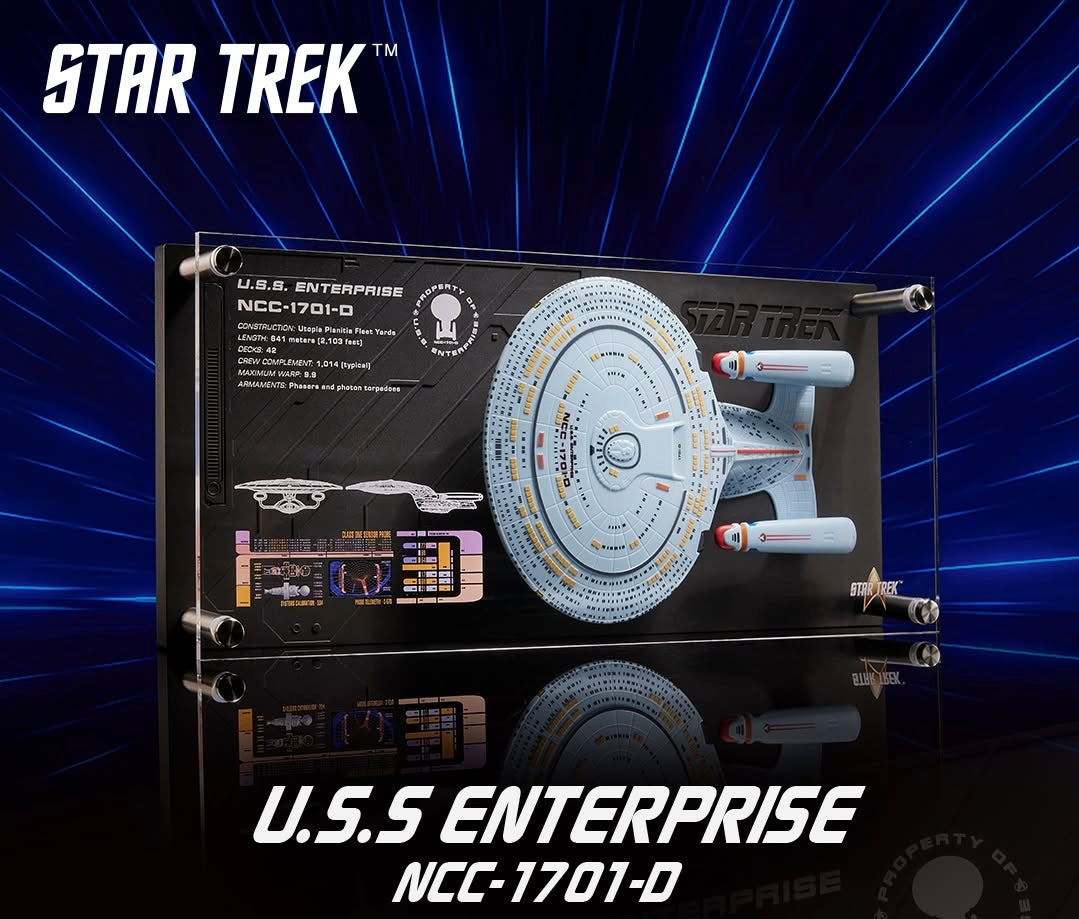 Star-Trek Plaque U.S.S Enterprise NCC-1701-D