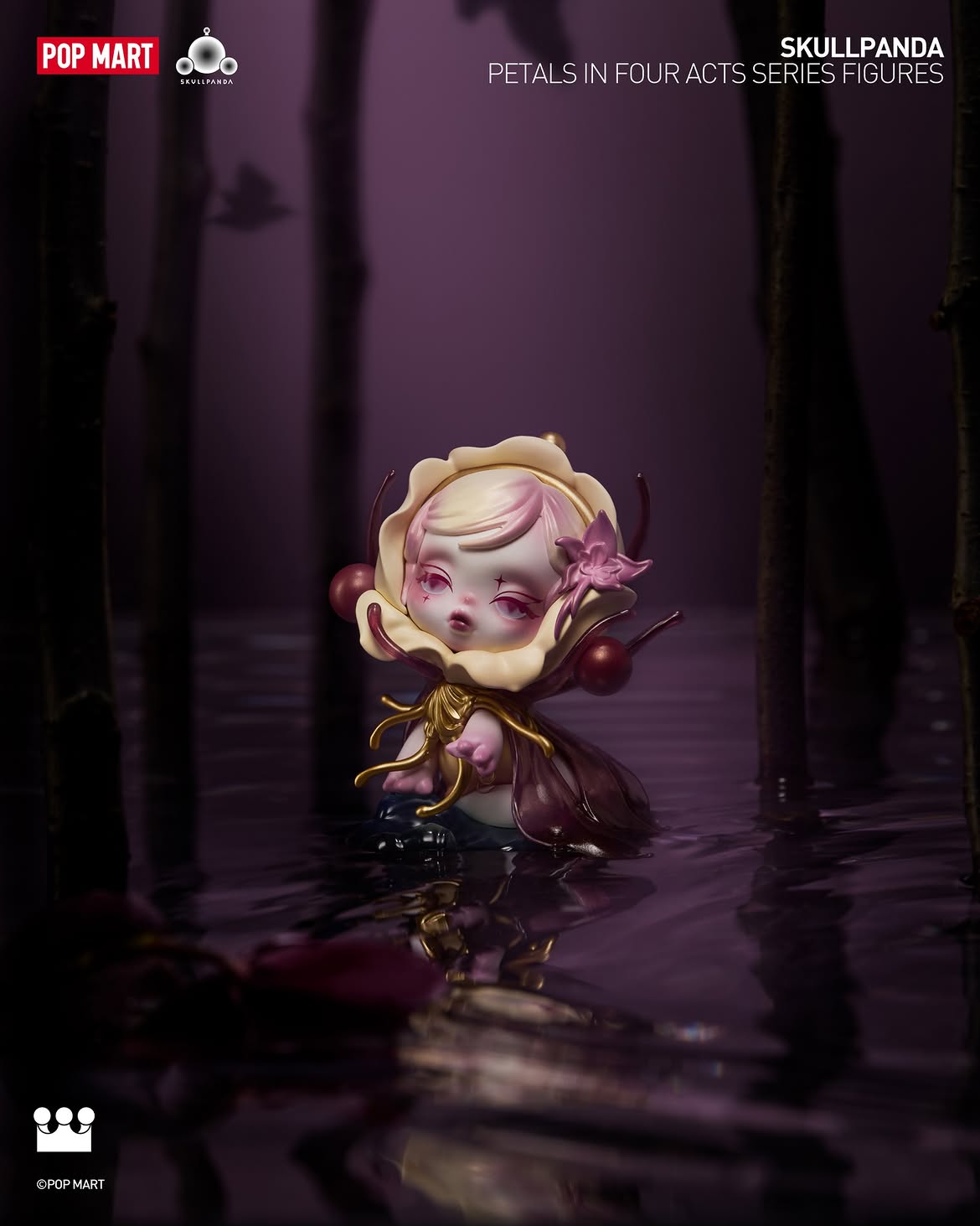 SKULLPANDA Petals In Four Acts Series Figures
