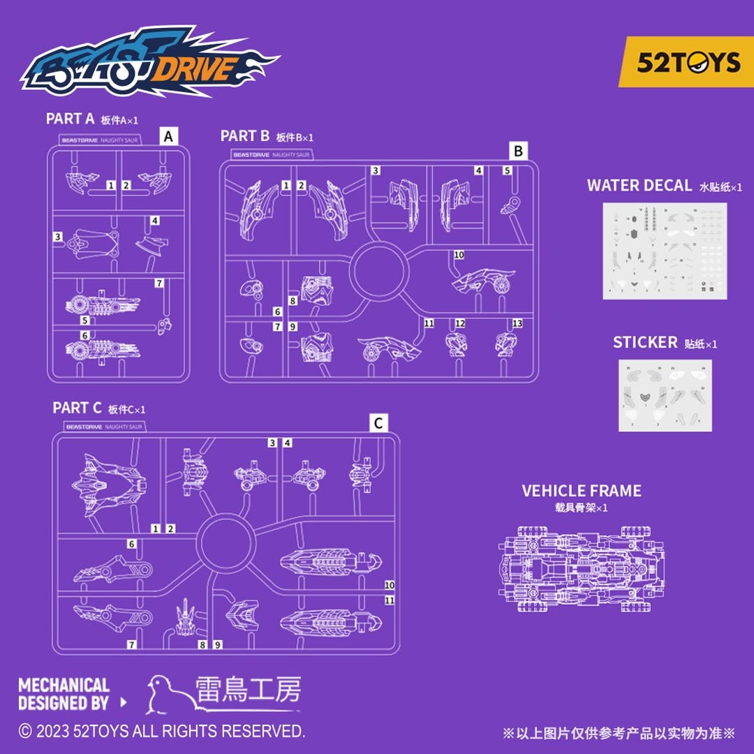 BEASTDRIVE BD-03 NAUGHTY SAUR