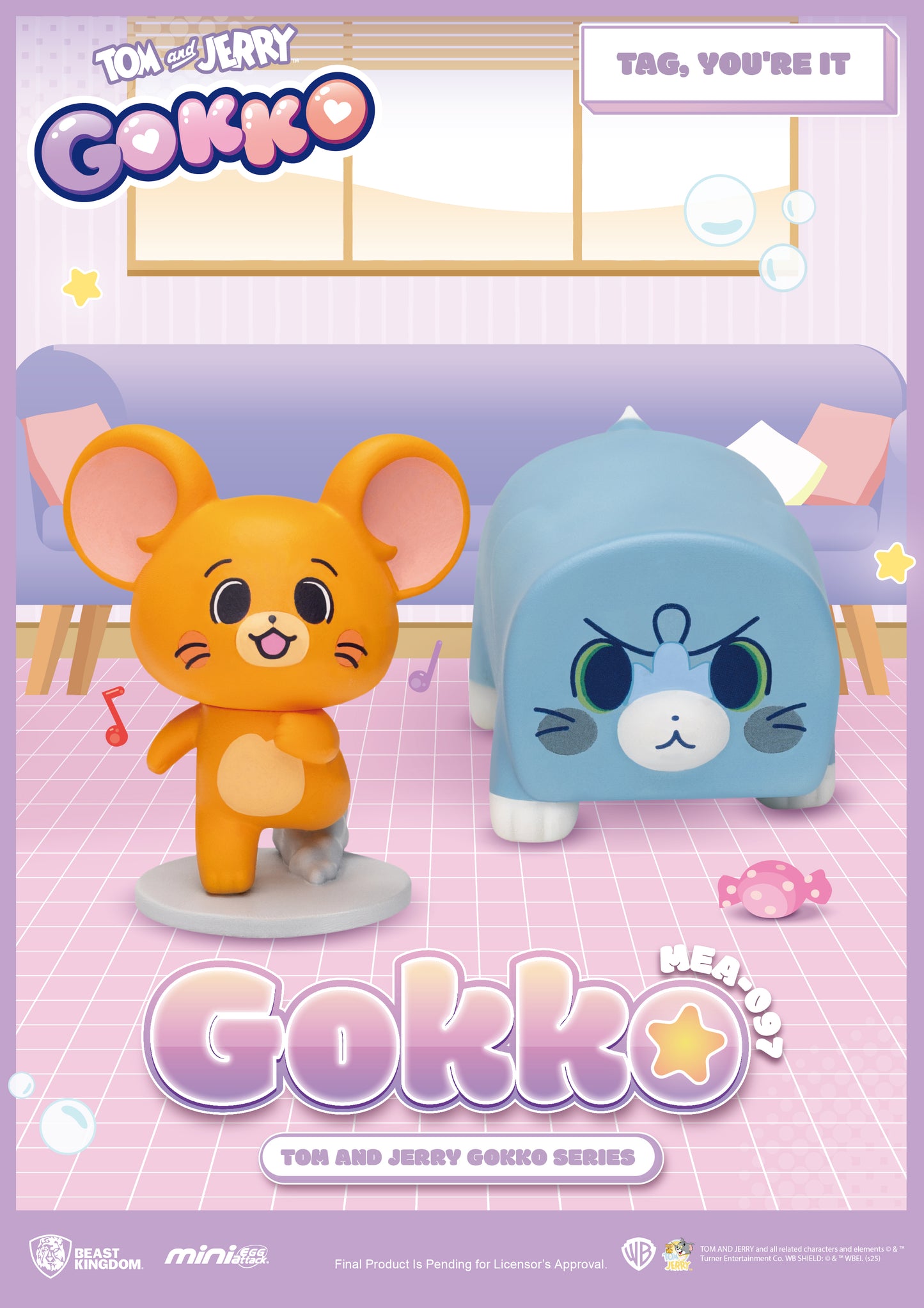MEA-097 Tom and Jerry Gokko series Blind box set (6 Pcs)