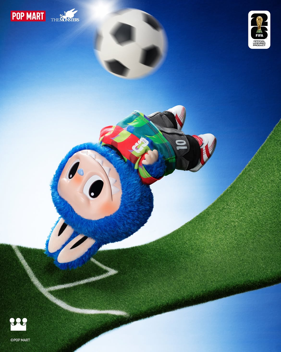 Pop MART THE MONSTERS X FIFA Vinyl Plush Doll