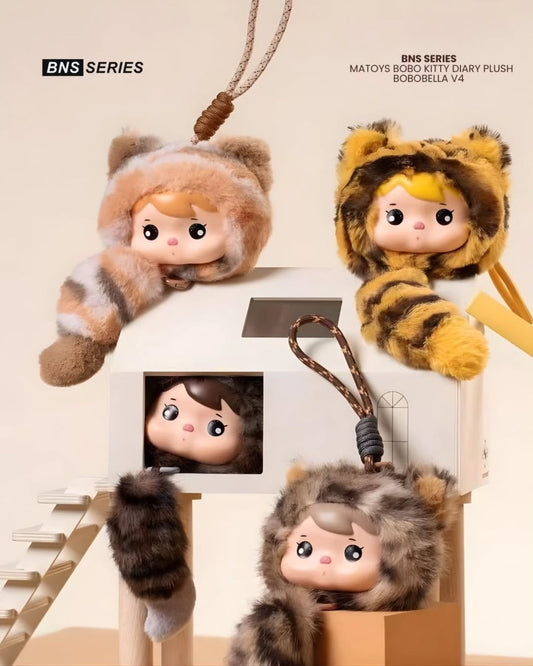 BOBOBELLA V4 Bobo Kitty Diary Plush Series Blind Box
