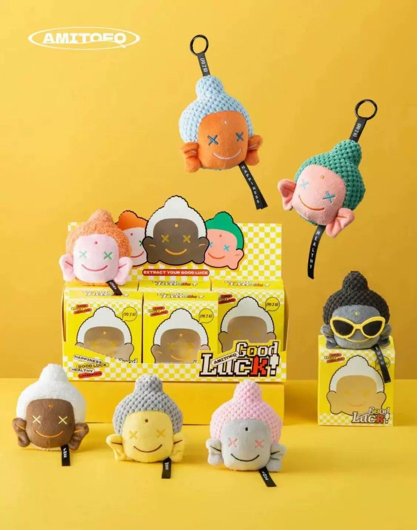 Amitofo Good Luck Plush Pendant Blind Box
