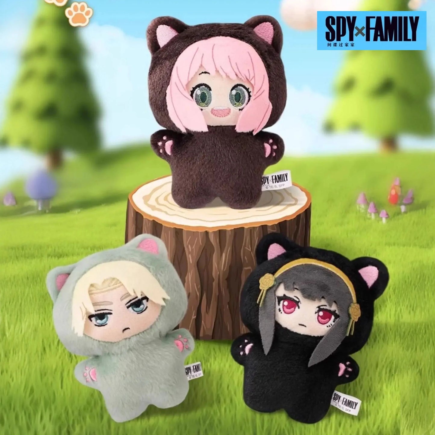 Spy X Family Cat plush keychain Blind box