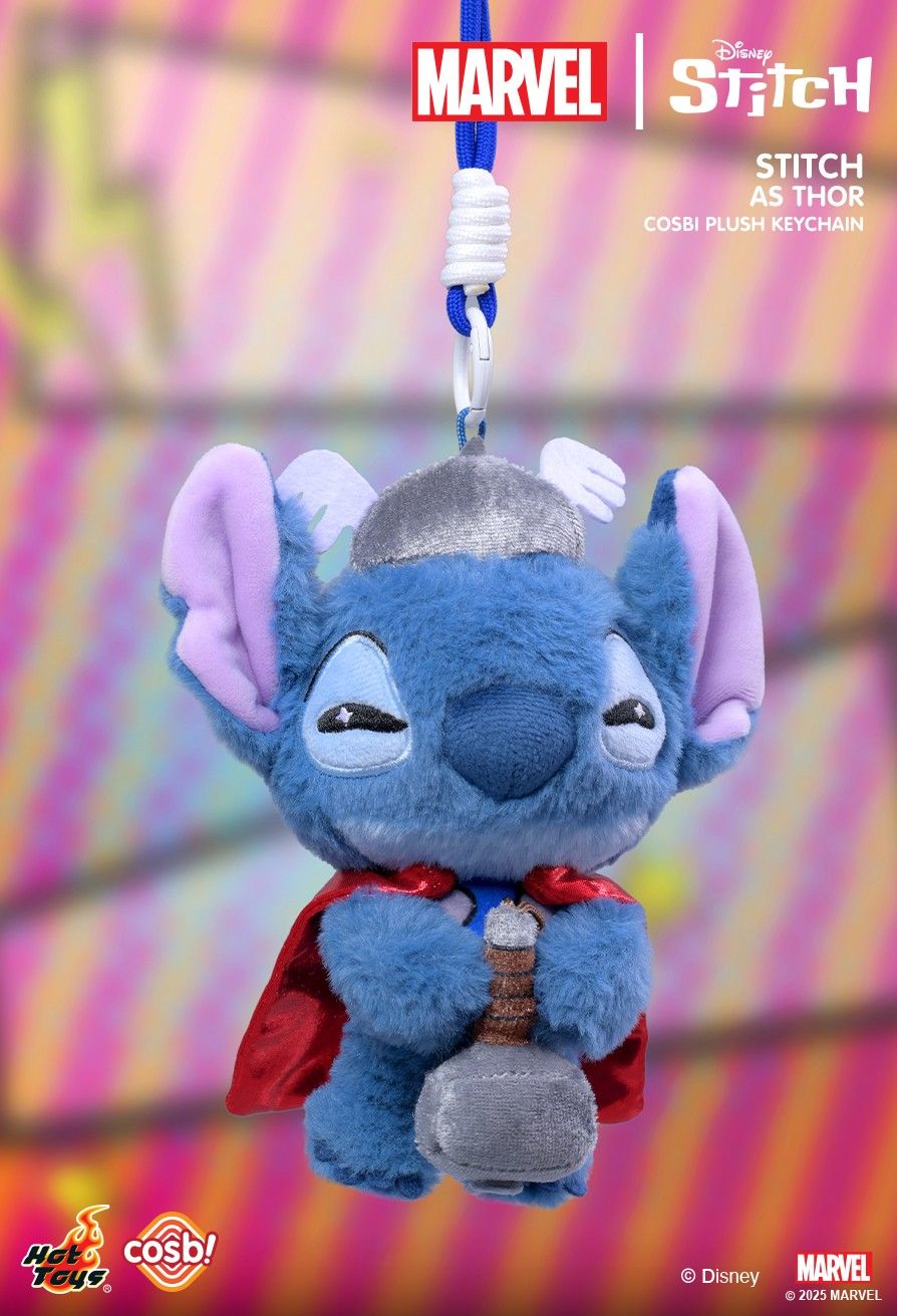 Hot Toys x COSBI Marvel Stitch Plush Keychain Blind Box Series