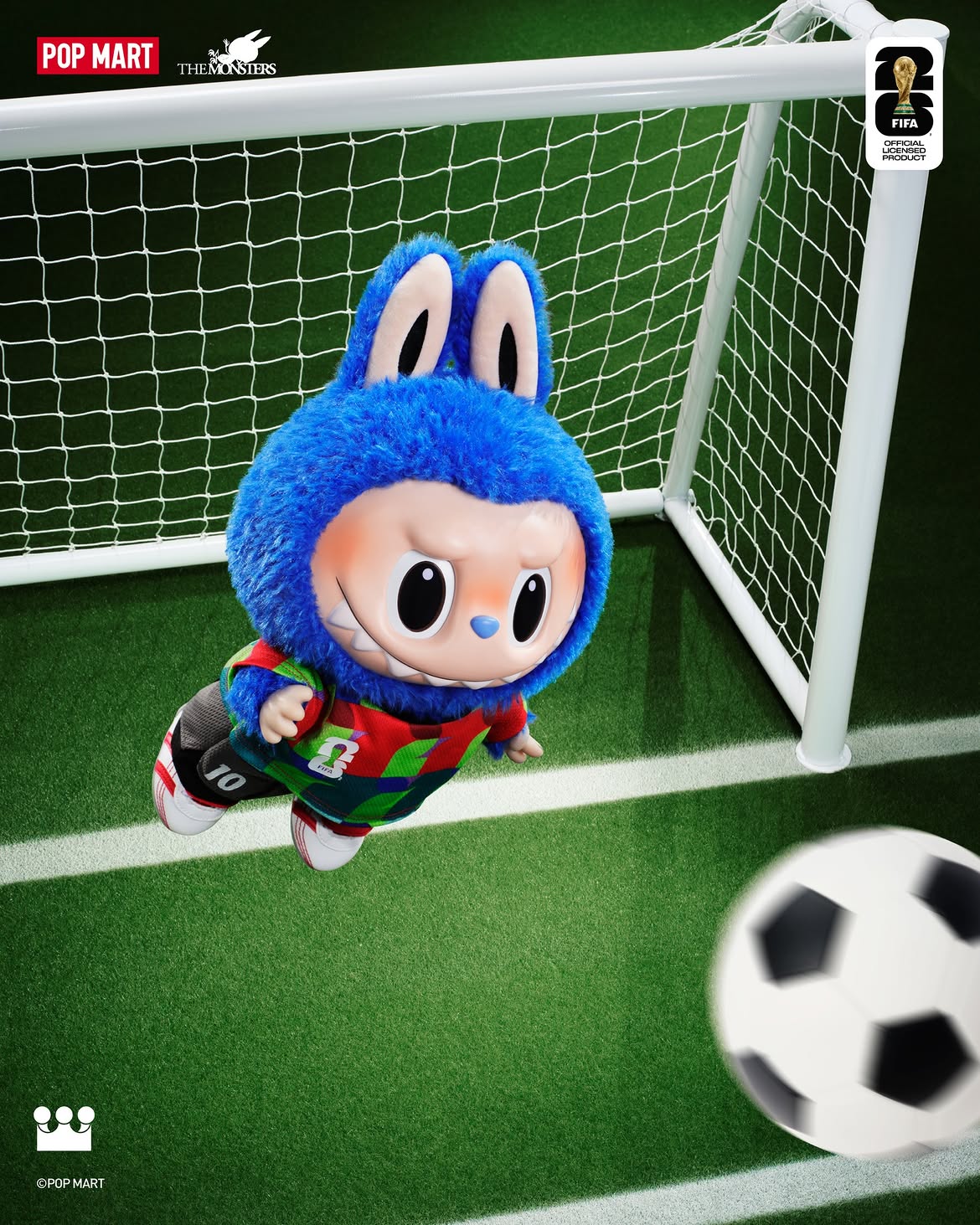 Pop MART THE MONSTERS X FIFA Vinyl Plush Doll